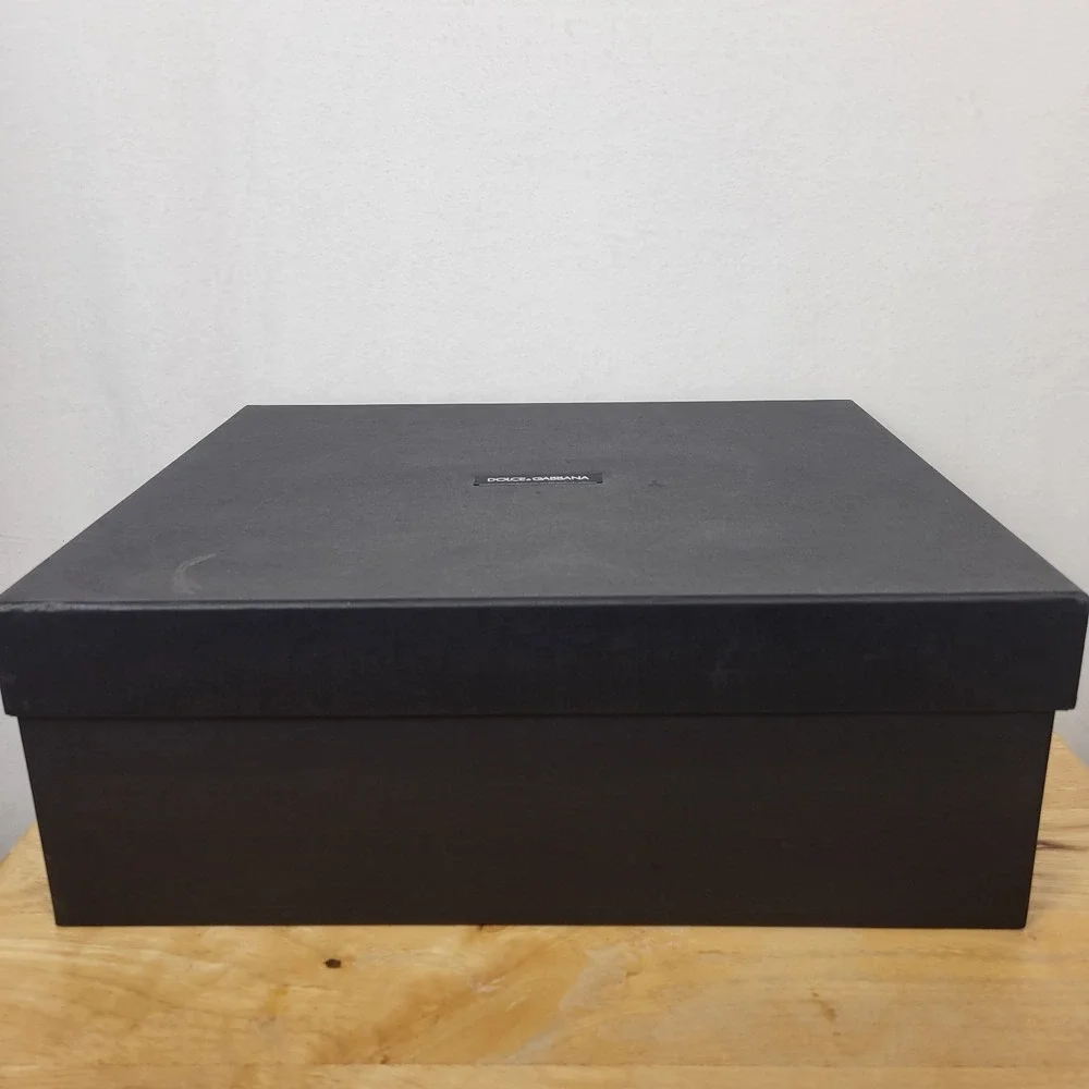 Dolce & Gabbana Authentic Empty Box Gift Storage Replacement Large Black